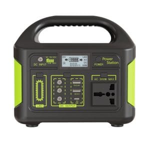 300W outdoor power supply 110V lithium iron phosphate solar power generation portable energy storage stall outdoor mobile power supply